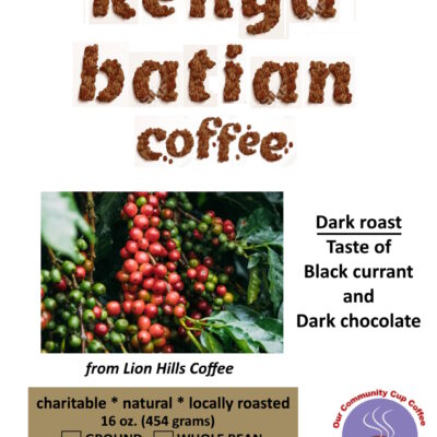 Kenya Lion Hills Batian coffee